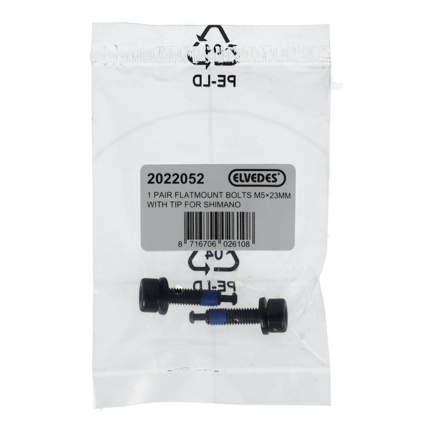 Vis de Fixation Etrier Arrière ELVEDES FM Shimano M5x23 Type C