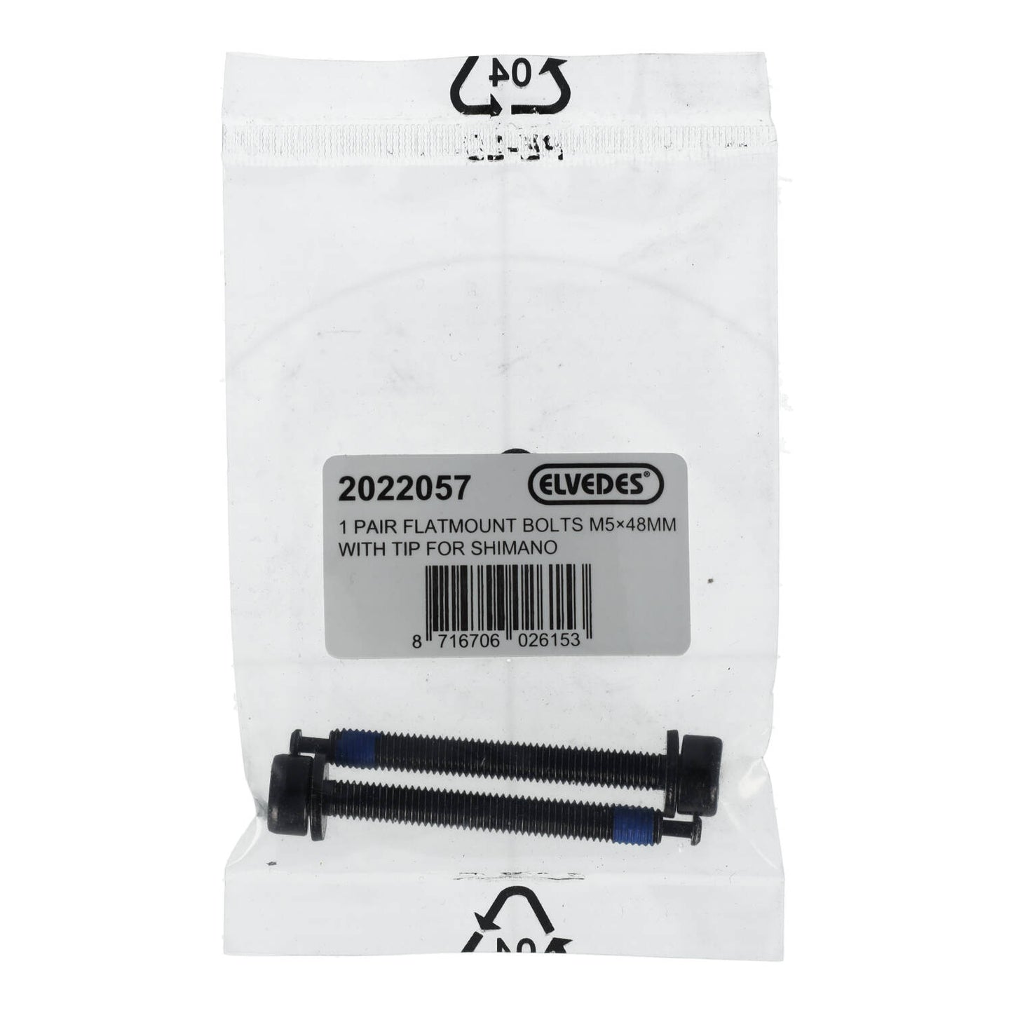 Vis de Fixation Etrier Arrière ELVEDES FM Shimano M5x48 Type C