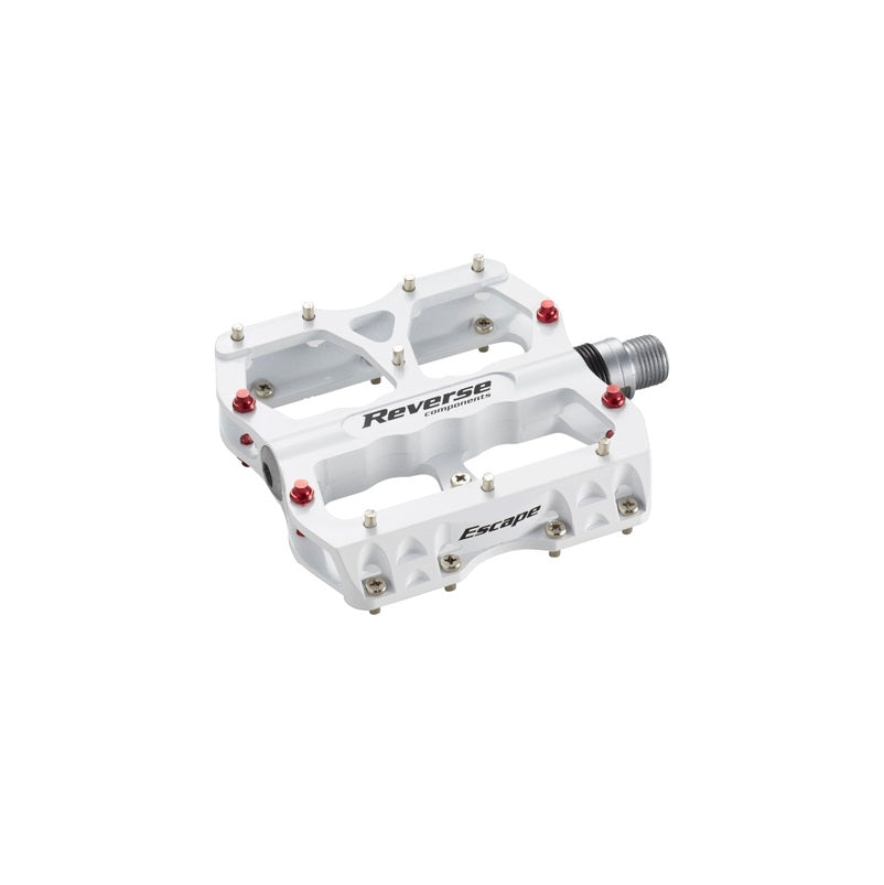 Pédales Plates REVERSE COMPONENTS ESCAPE Blanc
