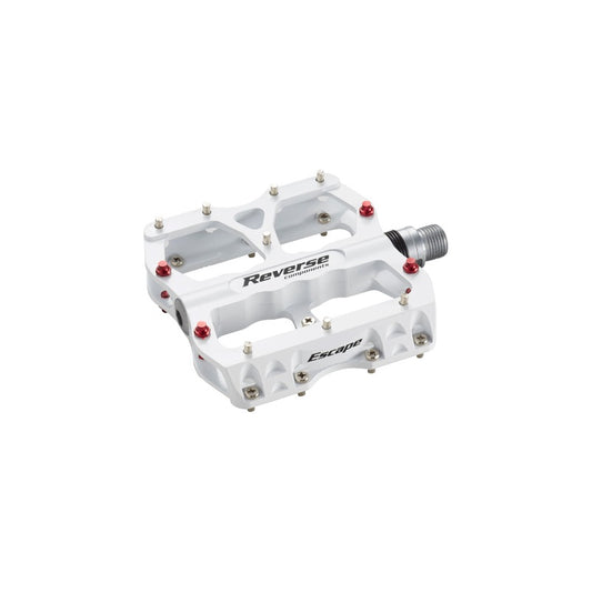 Pédales Plates REVERSE COMPONENTS ESCAPE Blanc