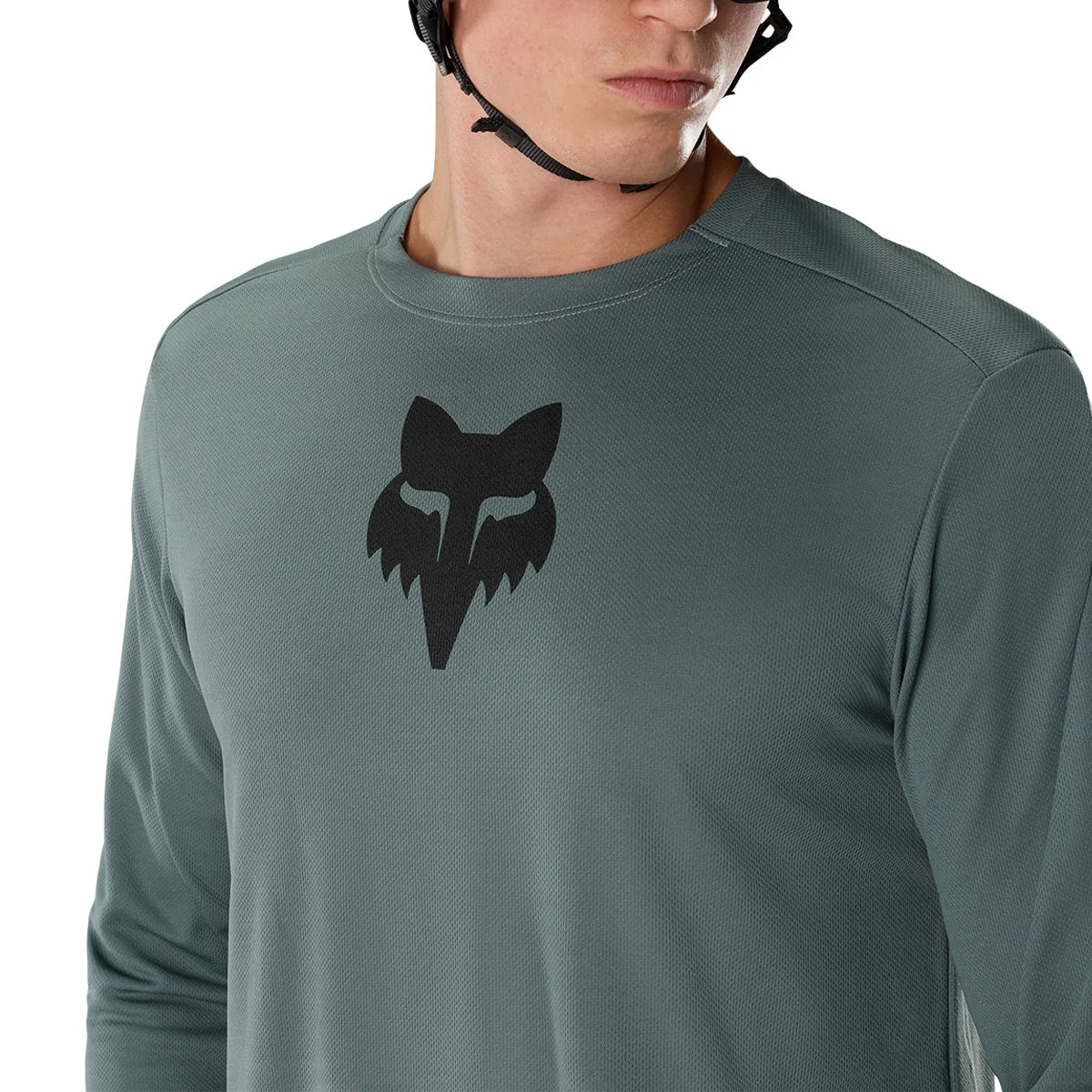 Maillot FOX RANGER FOX HEAD Manches Longues Gris Sauge