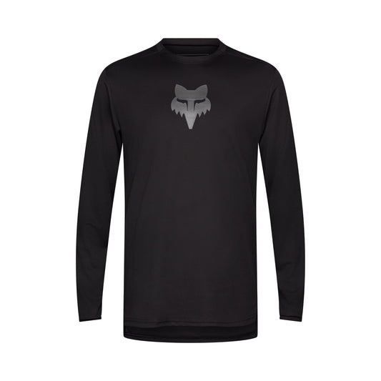 Maillot FOX RANGER HEAD Manches Longues Noir 2025
