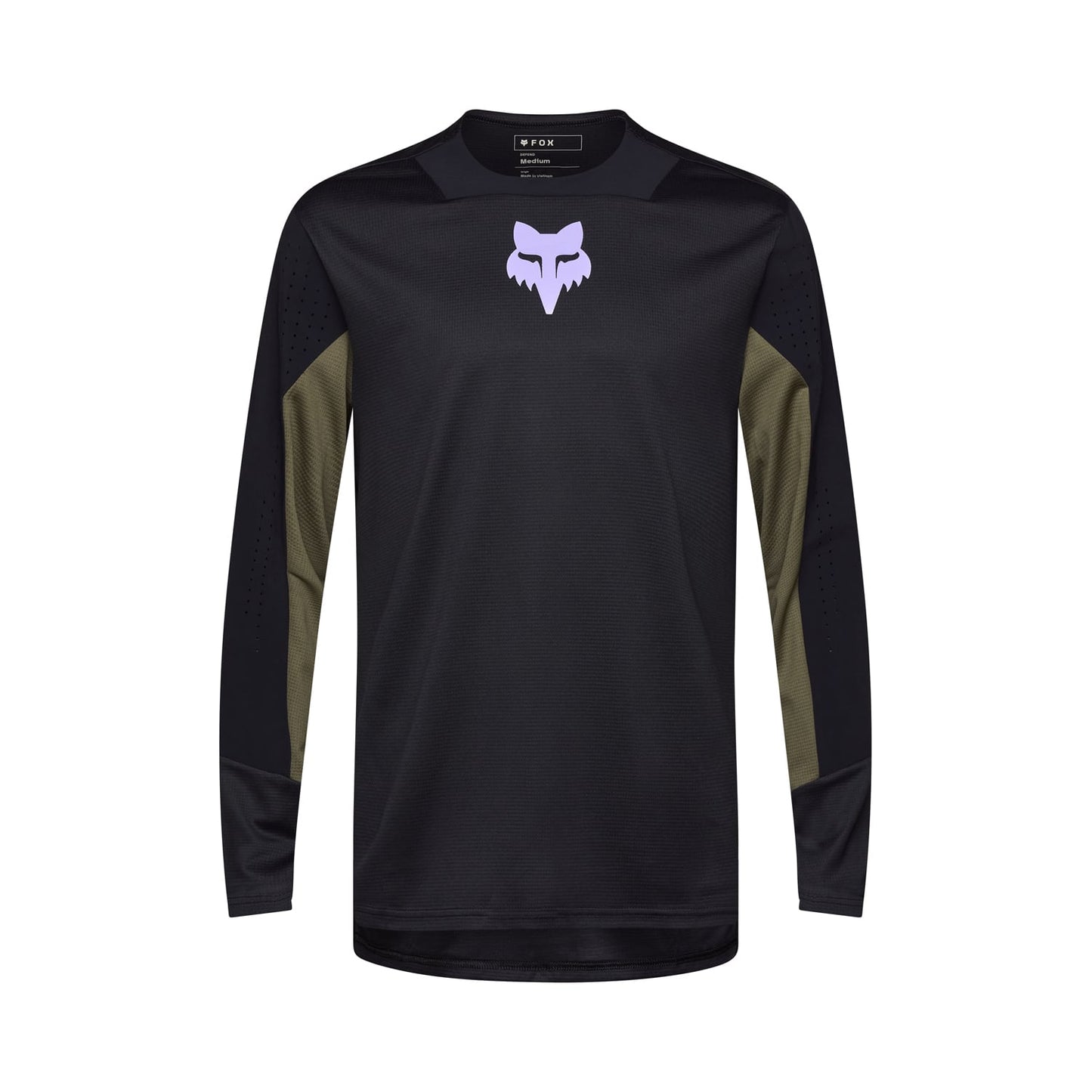 Maillot FOX DEFEND PARK Manches Longues Noir 2025