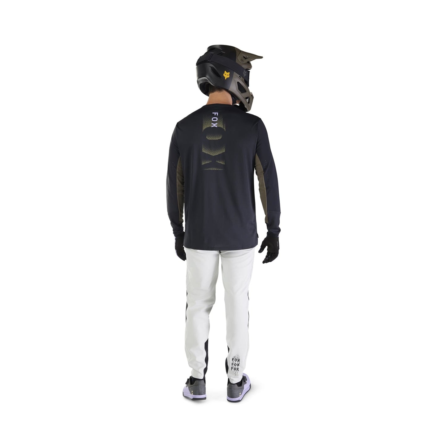 Maillot FOX DEFEND PARK Manches Longues Noir 2025