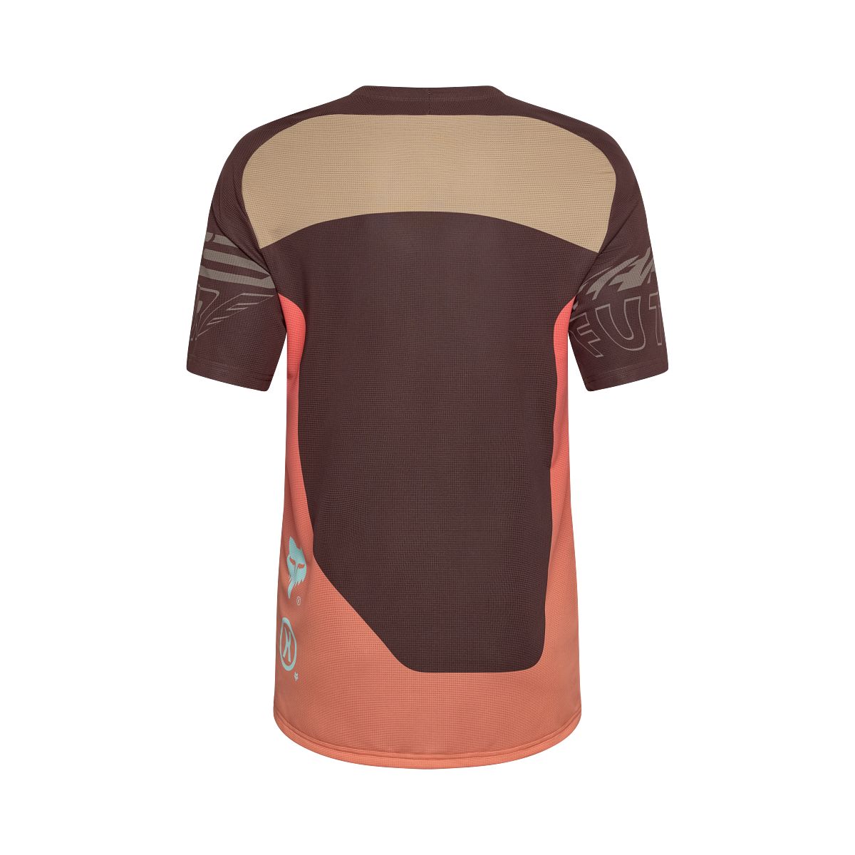 Maillot FOX FLEXAIR ELEVATED Manches Courtes Marron/Orange