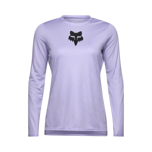 Maillot FOX RANGER HEAD Femme Manches Longues Lilas 2025