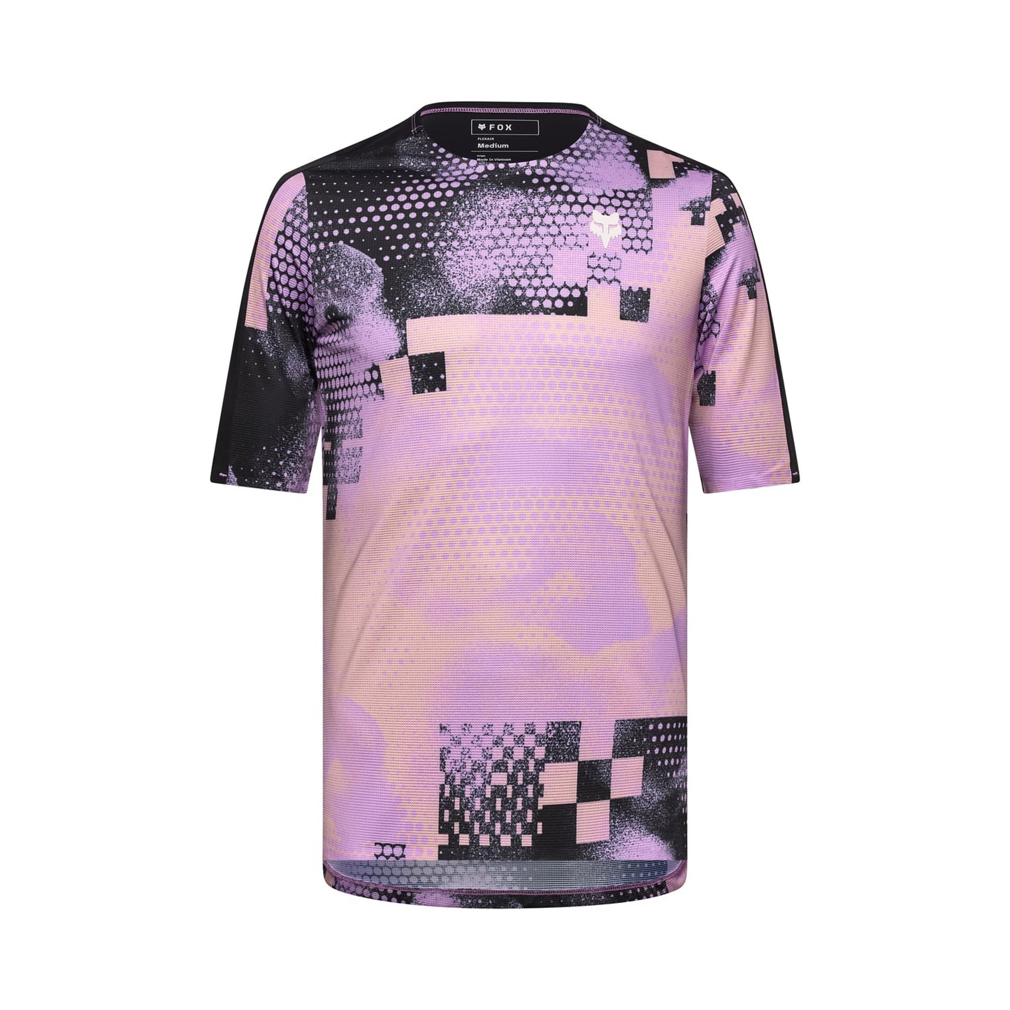 Maillot FOX FLEXAIR ASCENT PULSE Manches Courtes Noir/Rose 2025