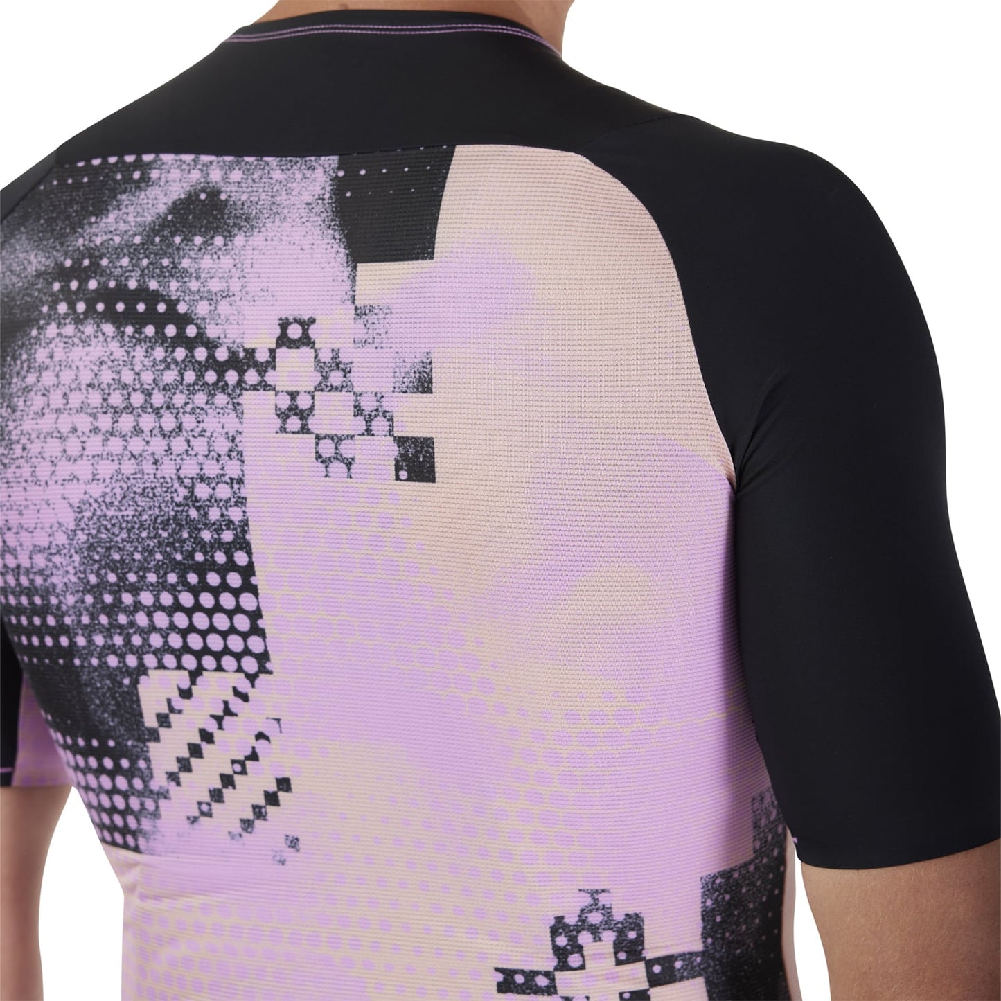 Maillot FOX FLEXAIR ASCENT PULSE Manches Courtes Noir/Rose 2025