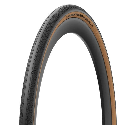 Pneu MICHELIN POWER ADVENTURE Competition Line 700x36c Tubeless Ready Marron
