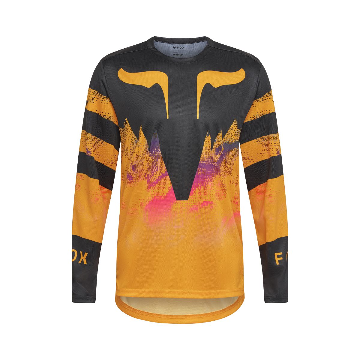 Maillot FOX RANGER KAIROS Manches Longues Noir/Orange