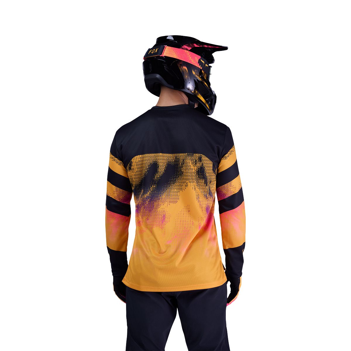 Maillot FOX RANGER KAIROS Manches Longues Noir/Orange