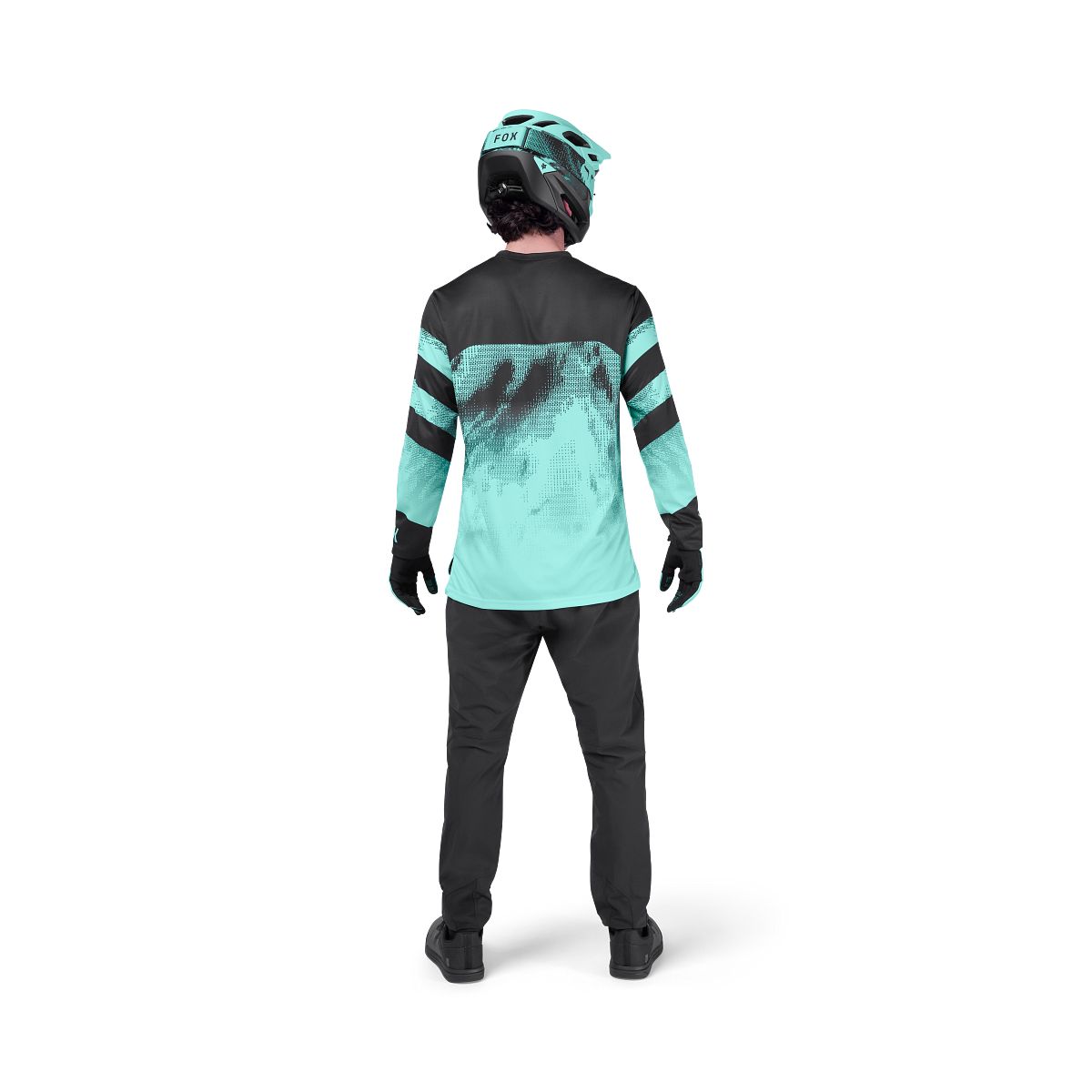 Maillot FOX RANGER KAIROS Manches Longues Noir/Bleu