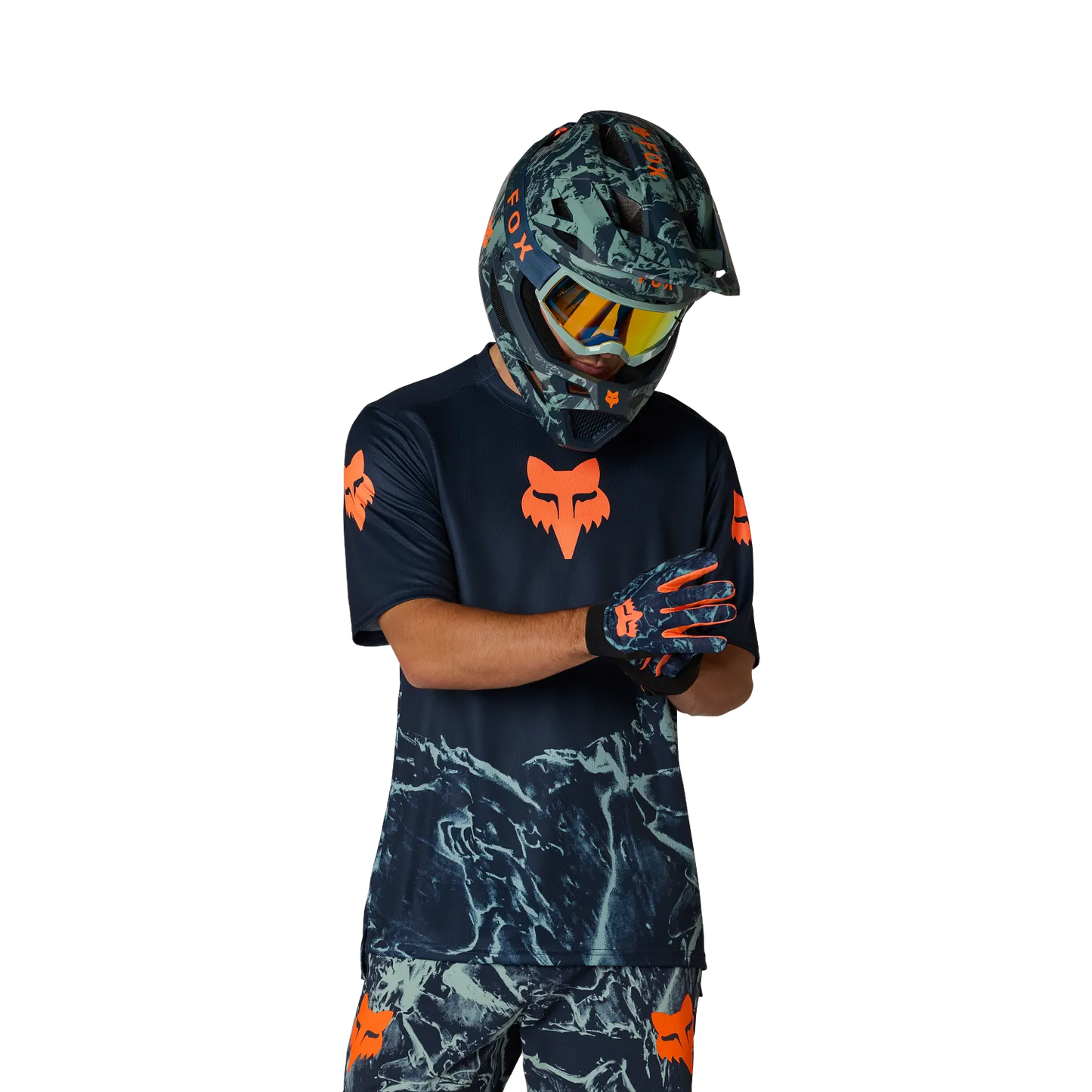 Maillot FOX RANGER IMAGE PRINT Manches Courtes Arctic Blue