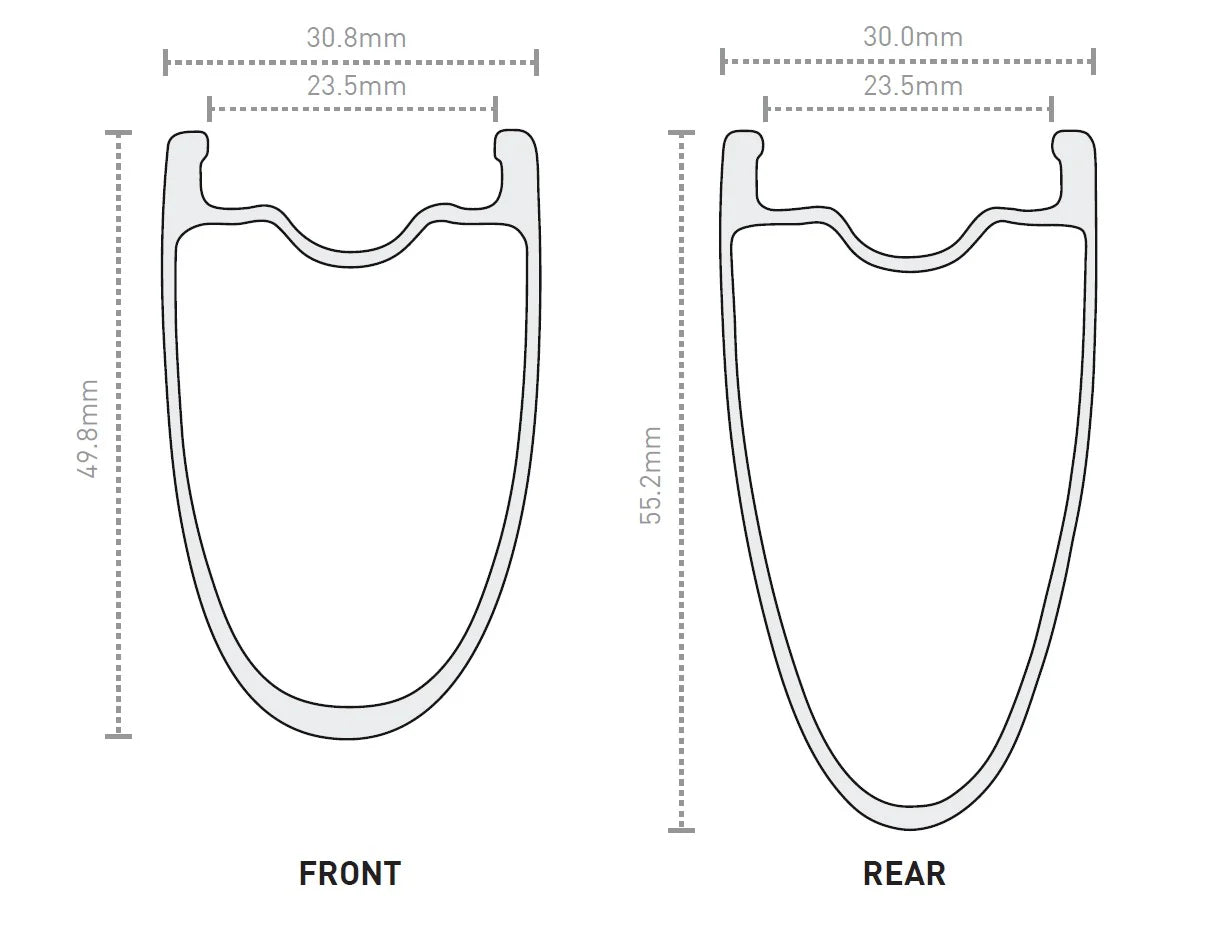 Roue Avant ENVE SES 4.5 PRO Tubeless Ready (Center Lock) Noir