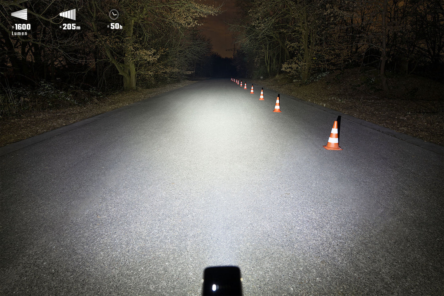 Éclairage Avant SIGMA BUSTER 1600 FL