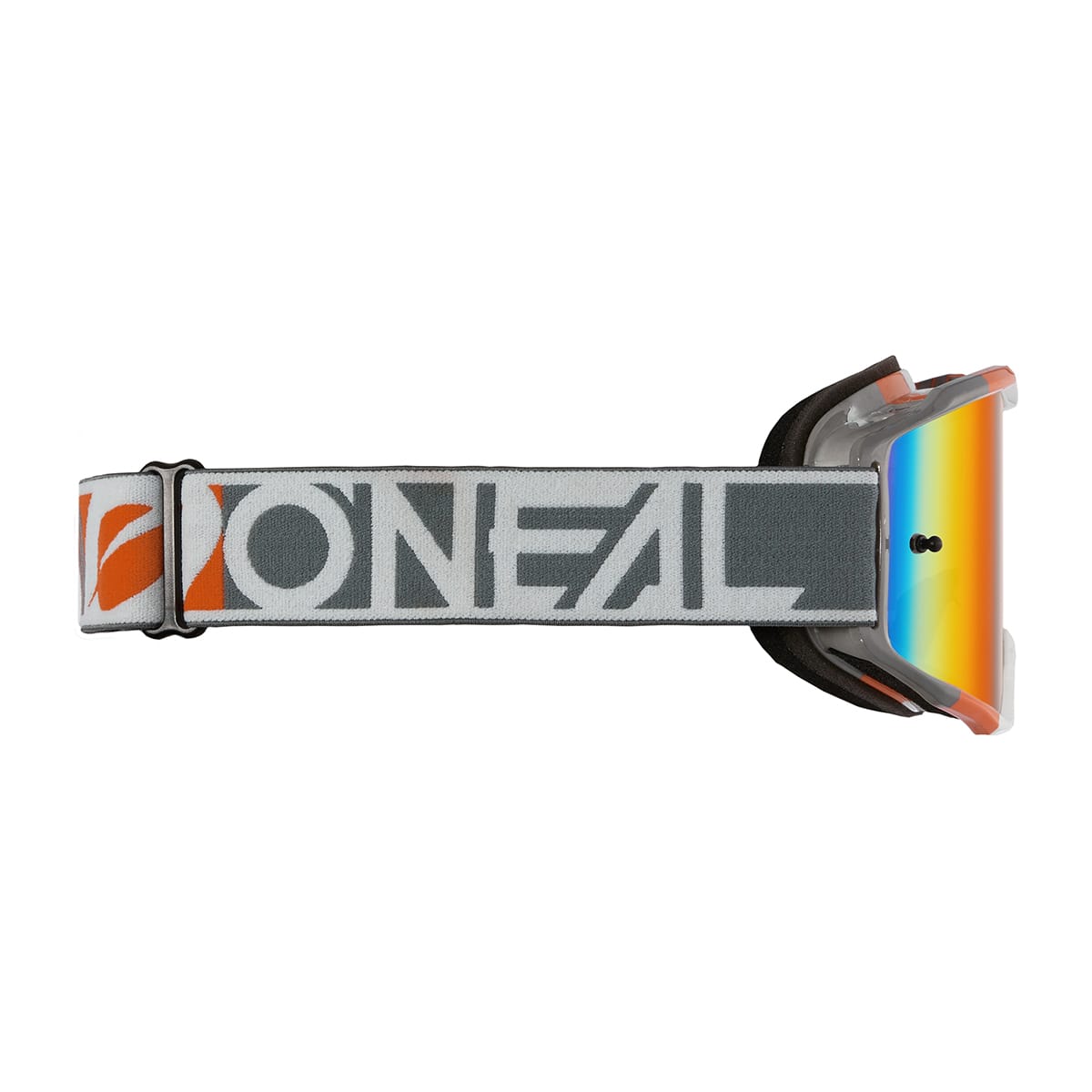 Masque O'NEAL B-10 DUPLEX Blanc/Noir/Orange - Rouge radium