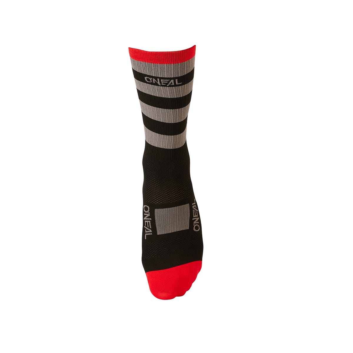 Chaussettes O'NEAL MTB PERFORMANCE STRIPE Noir/Gris/Rouge