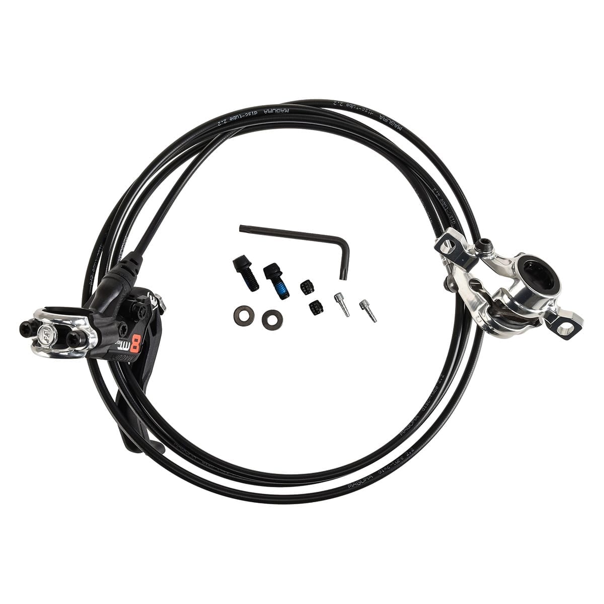 Paire de Freins MAGURA MT8 PRO Sans Disque Noir/Argent