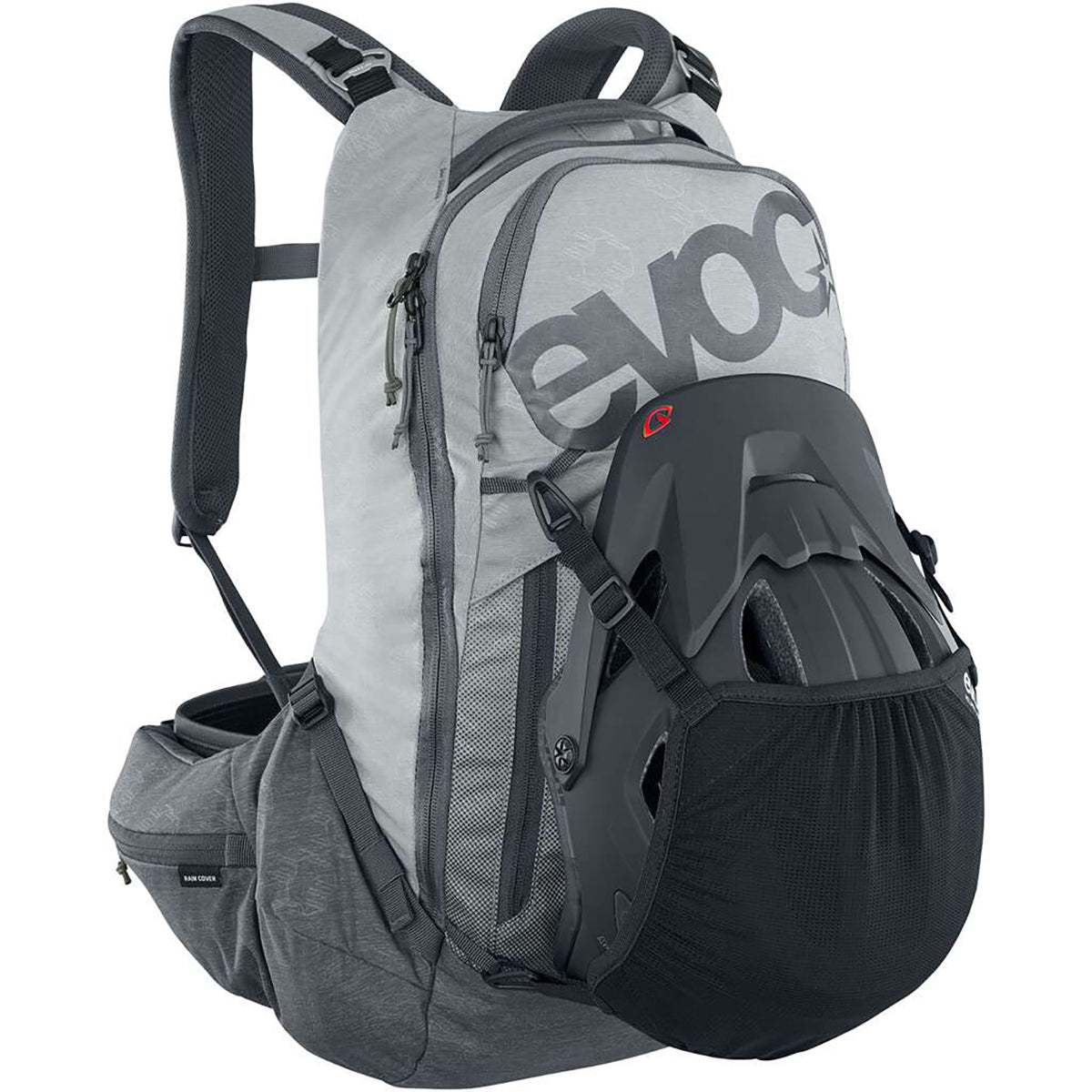 Sac à Dos avec Dorsale EVOC TRAIL PRO 16L Gris