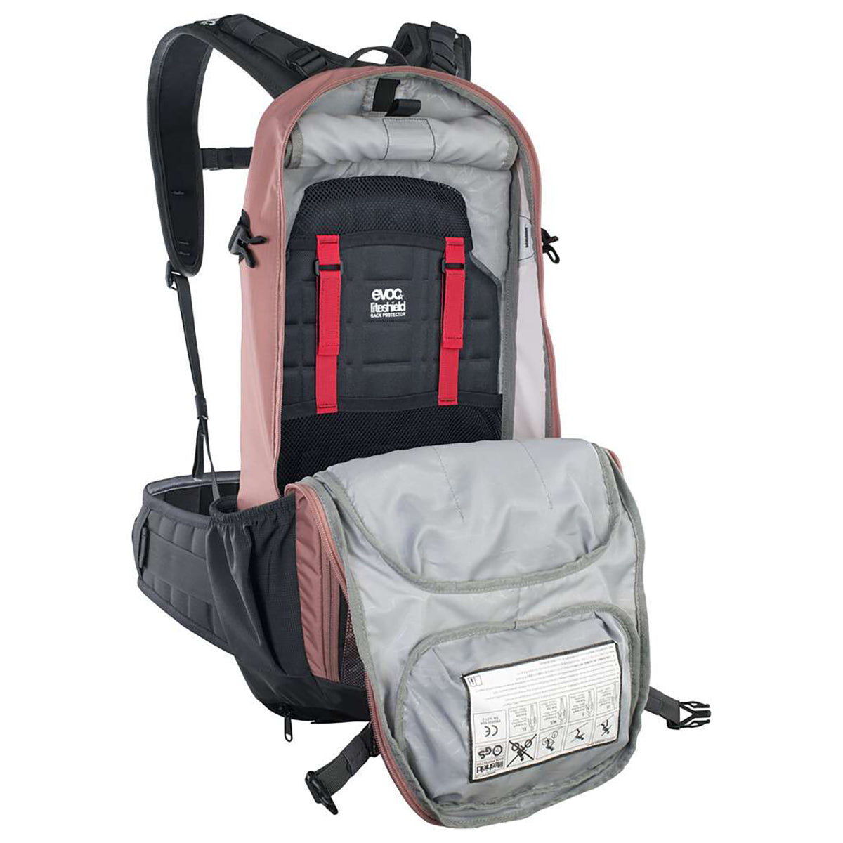 Sac à Dos avec Dorsale EVOC PROTECTOR FR ENDURO 16 L Rose