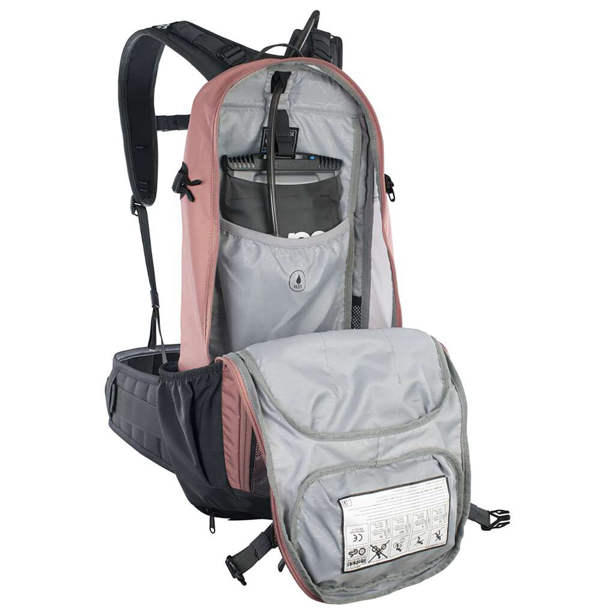 Sac à Dos avec Dorsale EVOC PROTECTOR FR ENDURO 16 L Rose