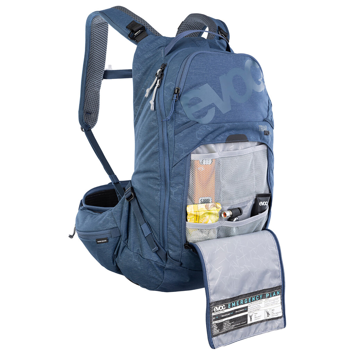 Sac à Dos avec Dorsale EVOC TRAIL PRO 16L Bleu