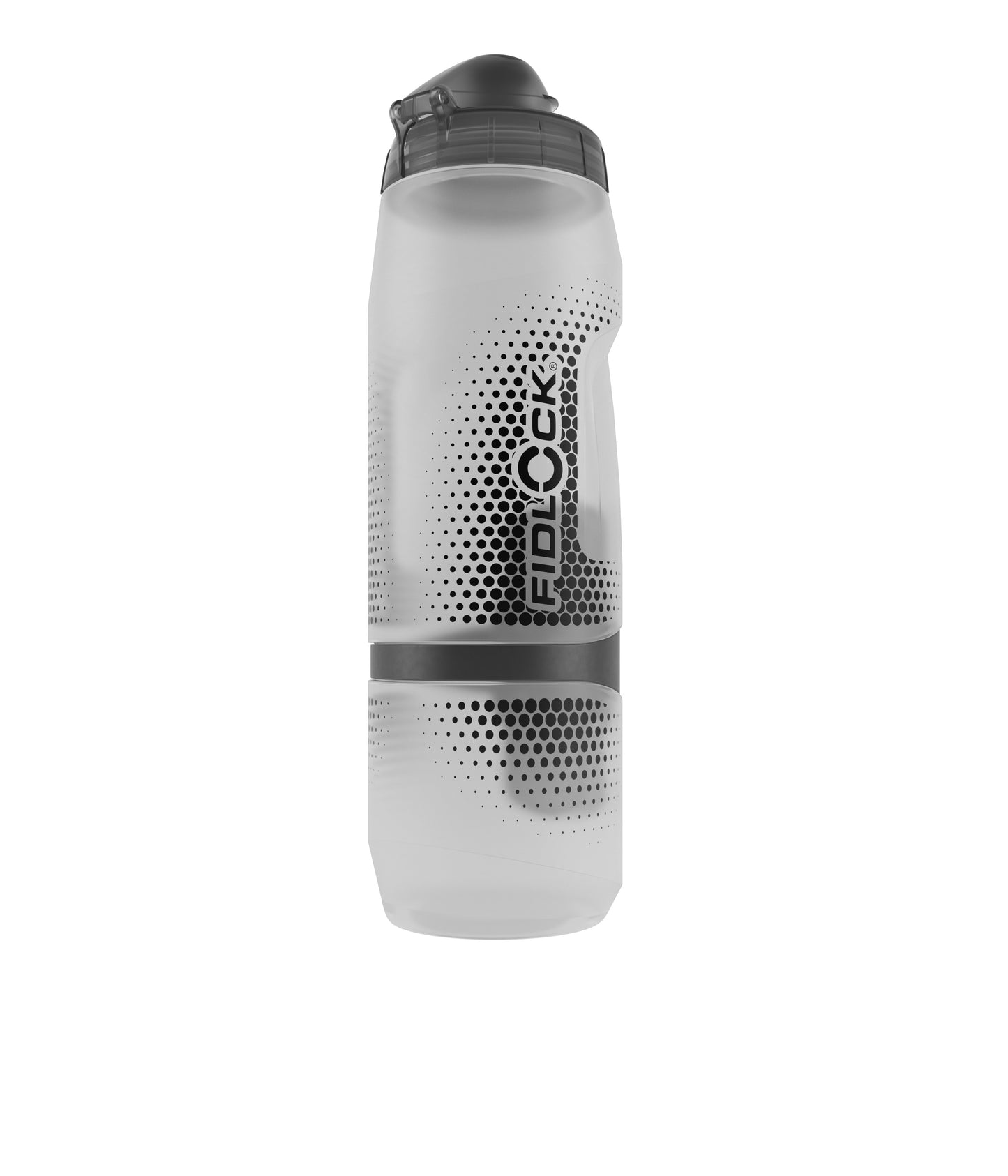 Kit Bidon et Porte-Bidon FIDLOCK TWIST BIKE BASE 800 ml Transparent
