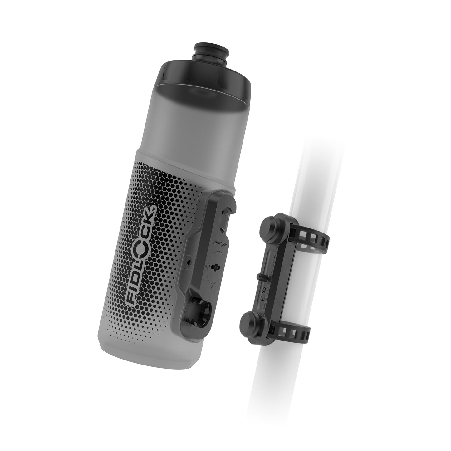 Kit Bidon et Porte-Bidon FIDLOCK TWIST UNI BASE 600 ml Fumé