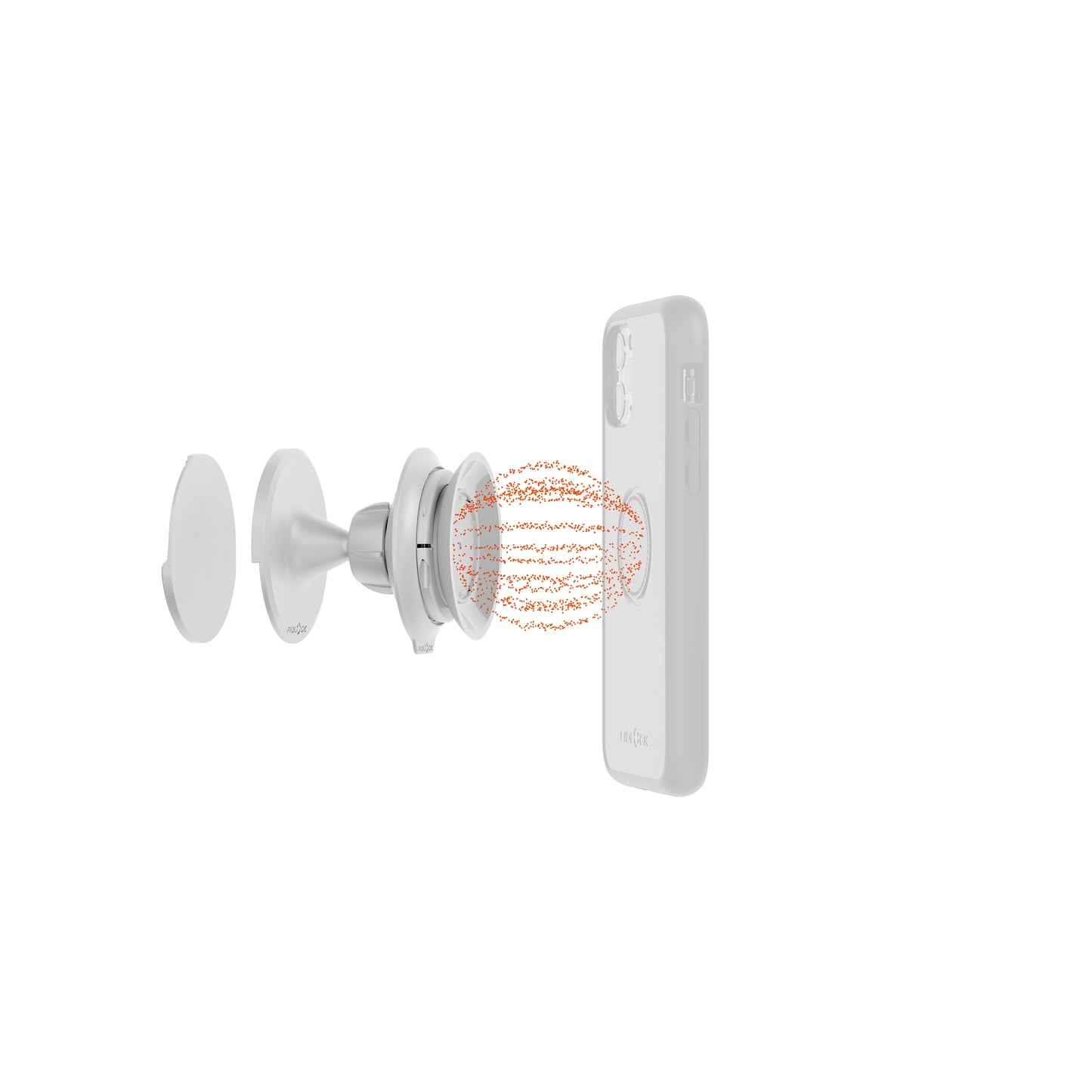 Support Mural FIDLOCK VACUUM Blanc