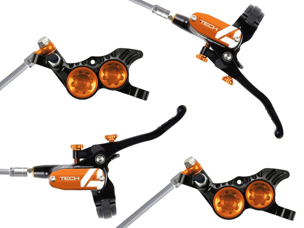 Paire de Freins HOPE TECH 4 V4 Orange