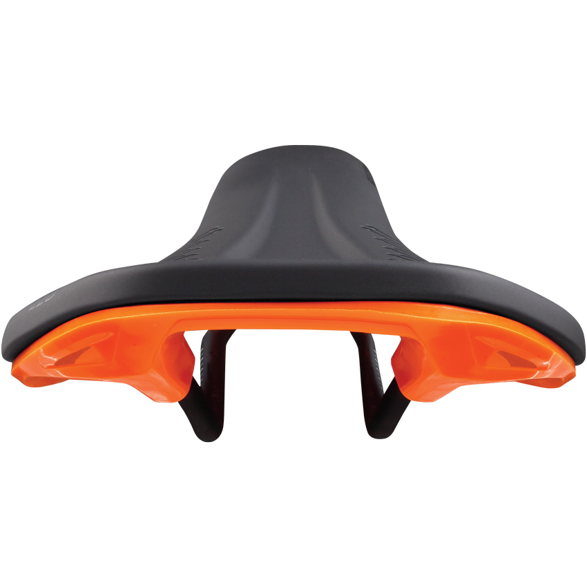 Selle SPANK OOZY 220 144mm Rails CrN/Ti Orange
