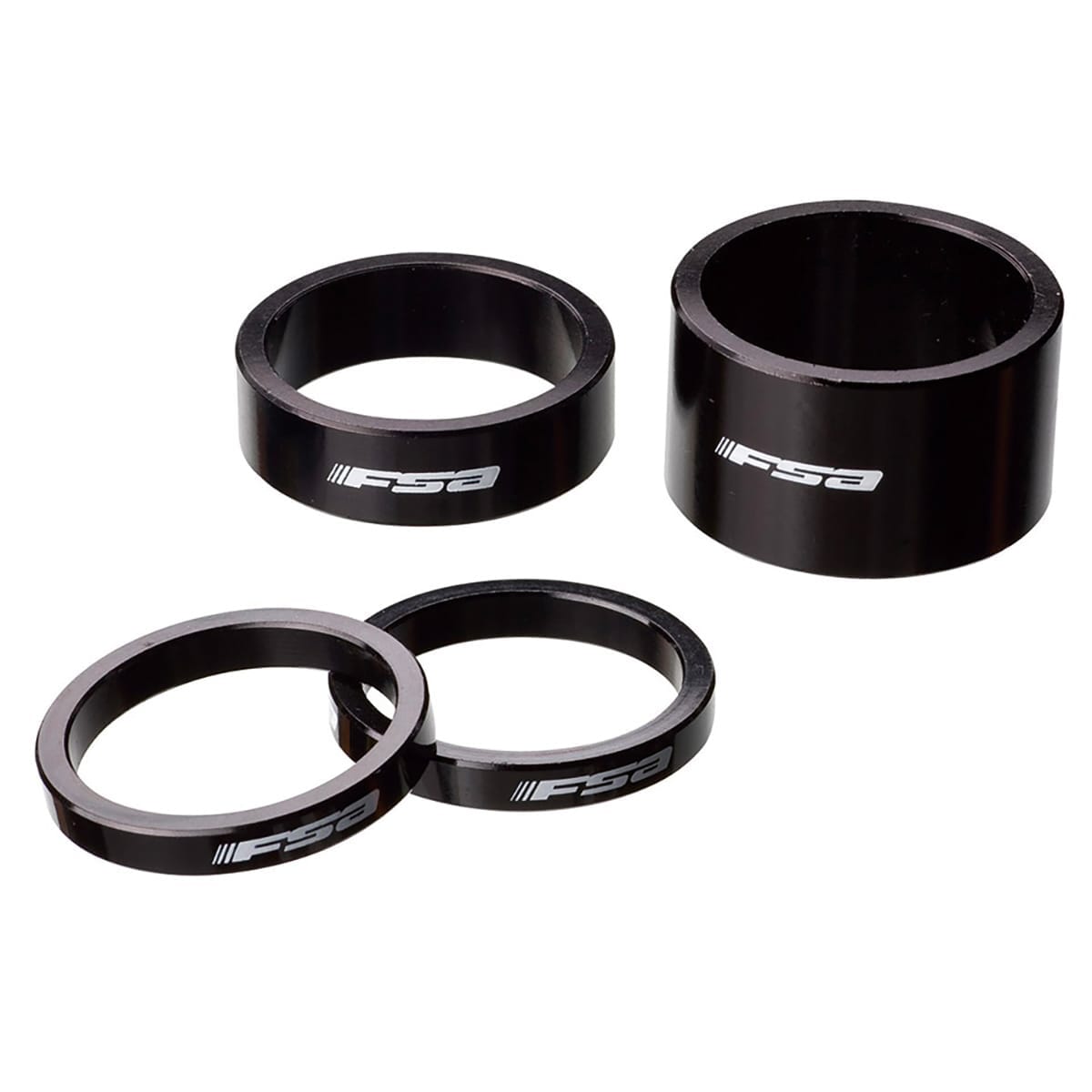 Entretoise direction alu noir 1 pouce-25,4 extérieur 5mm Entretoise direction alu noir 1 pouce-25,4 extérieur 5mm