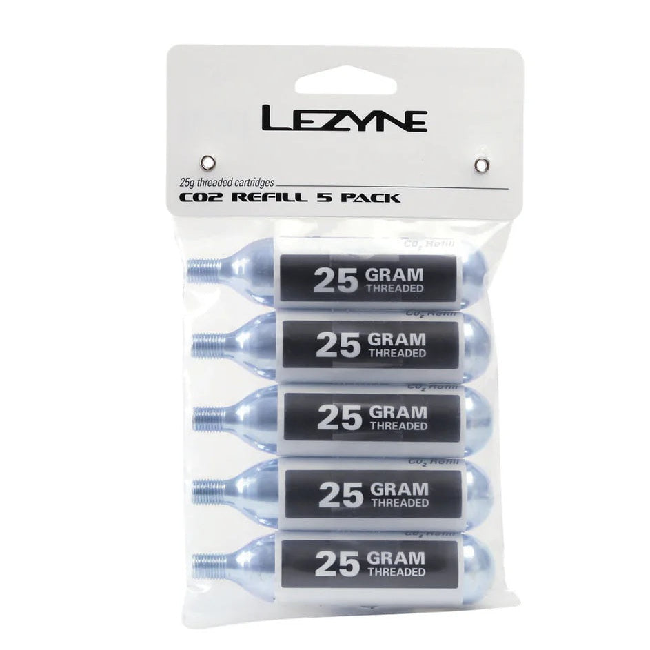 Cartouche CO2 LEZYNE Filetée (x5)