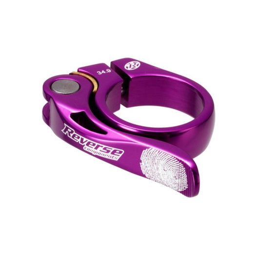 Collier de Selle REVERSE COMPONENTS LONG LIFE Serrage Rapide Violet
