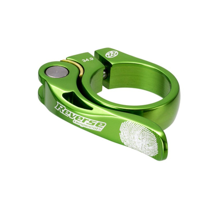 Collier de Selle REVERSE COMPONENTS LONG LIFE Serrage Rapide Vert Clair