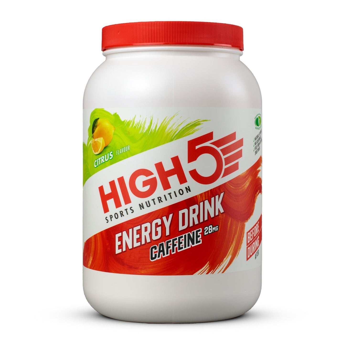 Boisson Énergétique HIGH5 ENERGY DRINK CAFFEINE (2.2kg) Citron