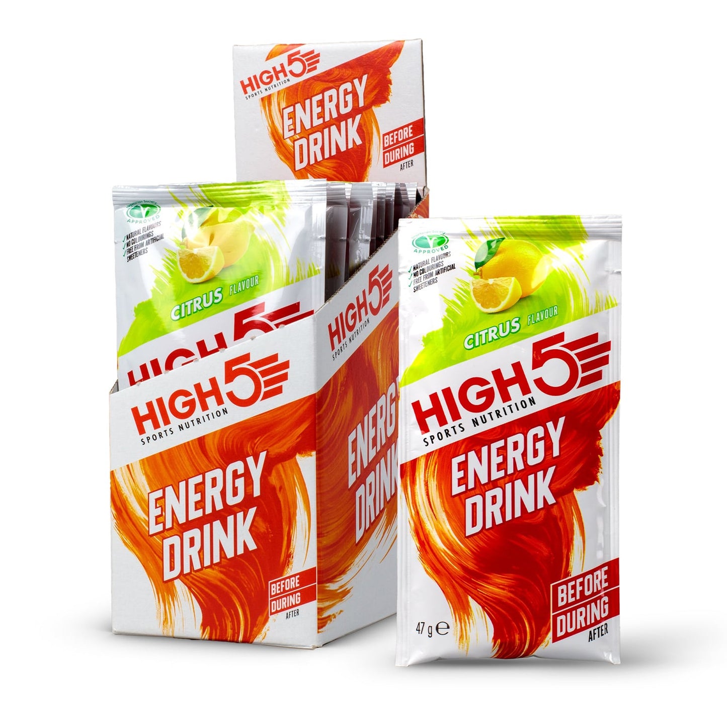 Boisson Énergétique HIGH5 ENERGY DRINK CAFFEINE HIT (47g) Citron