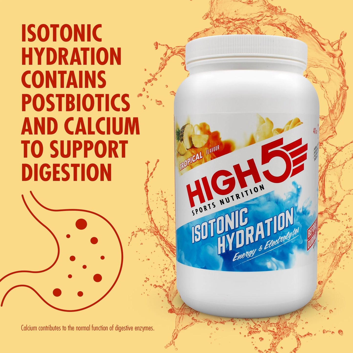Boisson Énergétique HIGH5 ISOTONIC (1.23kg) Tropical