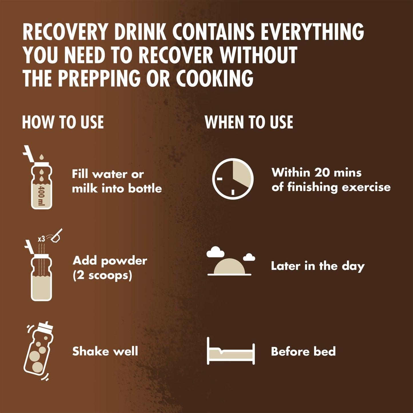 Boisson de Récupération HIGH5 PLANT-BASED RECOVERY DRINK (1.6kg) Chocolat