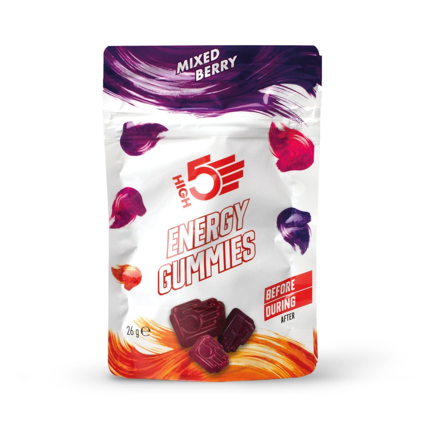 Gommes Énergétiques HIGH5 ENERGY GUMMIES (26g) Fruits Rouge