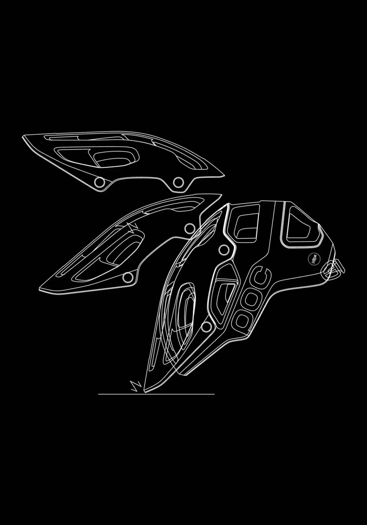 Casque VTT POC CULARIS PURE Noir/Blanc Matt