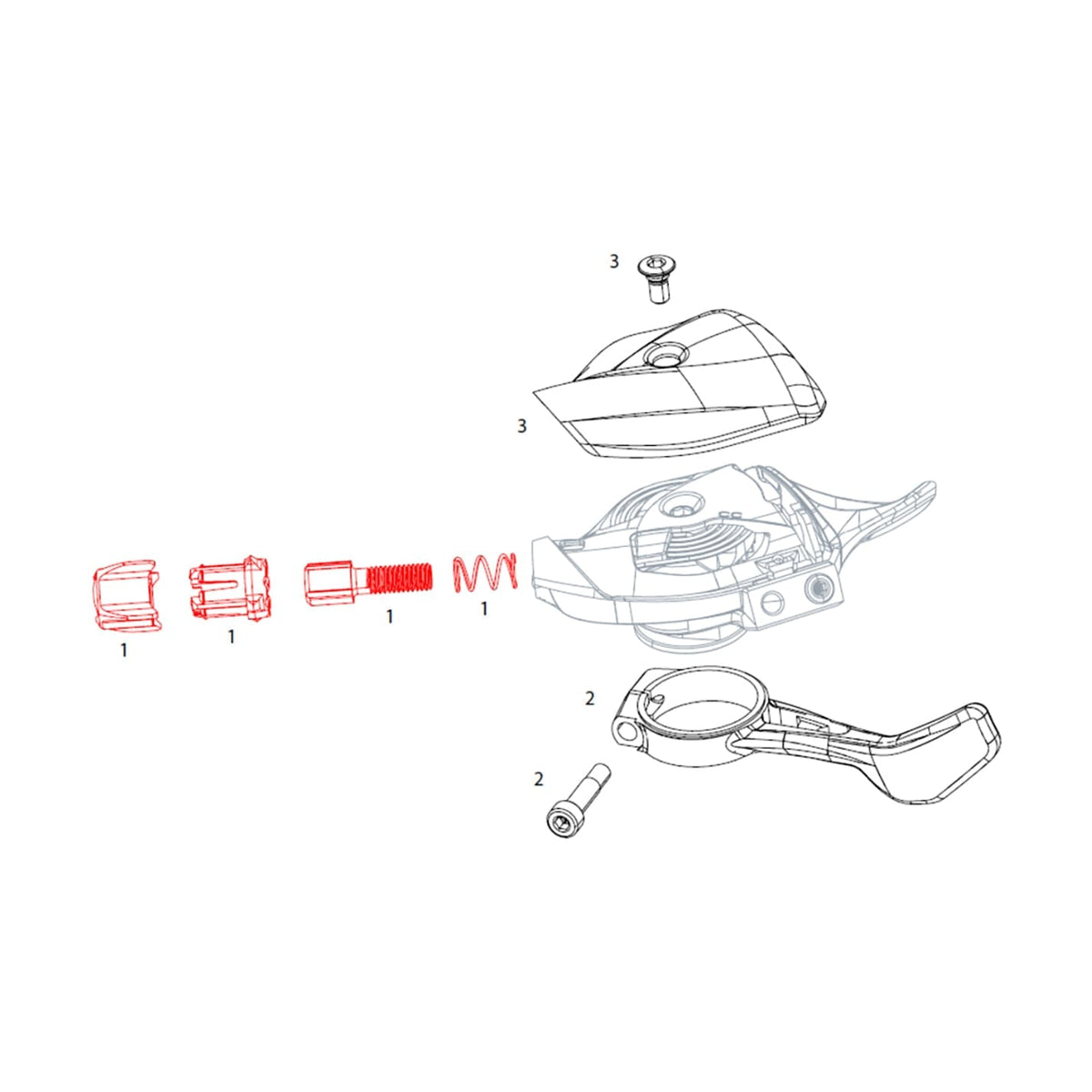 Barillet de Réglage de Tension pour Commande de Vitesse SRAM EAGLE XX1 / X01 Noir #11.7018.055.010
