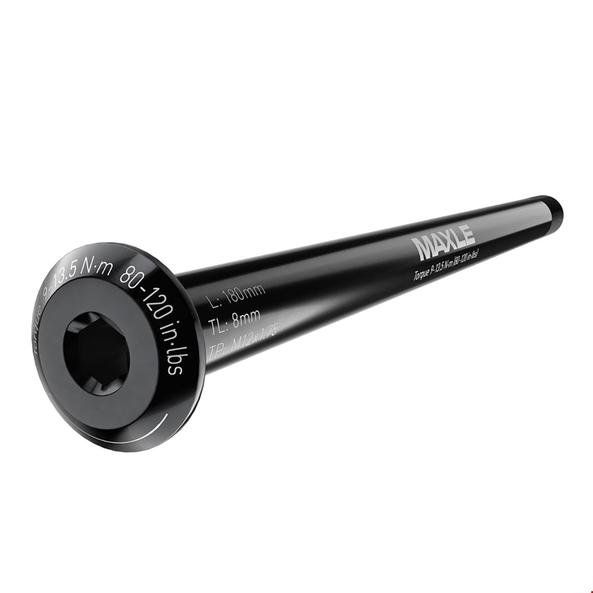 Wheels Manufacturing Arrière Thru Axle - M12 x 1 x 18, 166mm Wheels Manufacturing Arrière Thru Axle - M12 x 1 x 18, 166mm