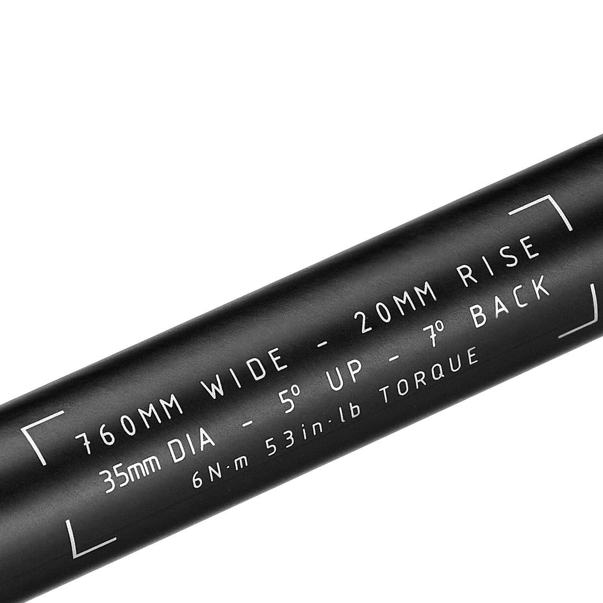 Cintre TRUVATIV DESCENDANT Carbone Rise 20mm 760mm