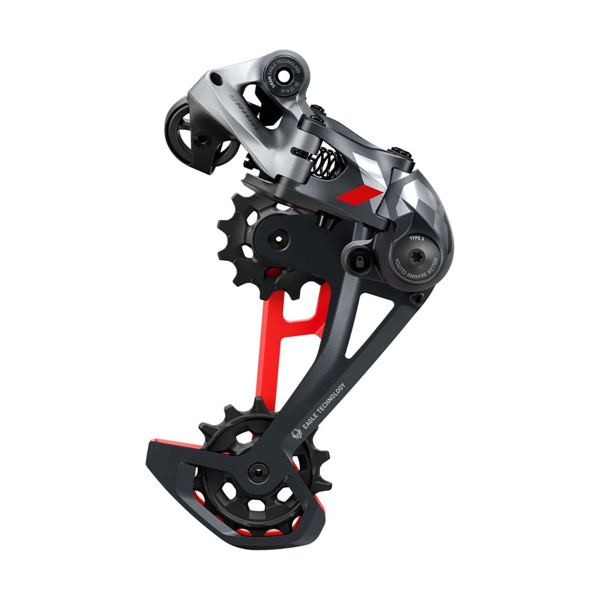 Dérailleur Arrière SRAM X01 EAGLE 12V Chape Longue Rouge