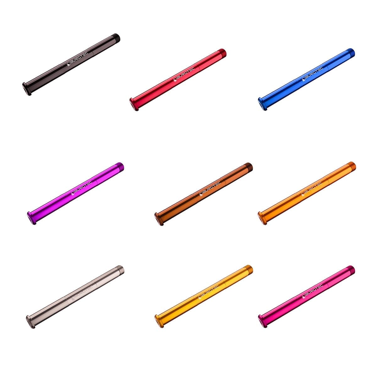 Axe de Roue Avant  BURGTEC pour Fourches Rockshox 15x110 mm Boost Violet