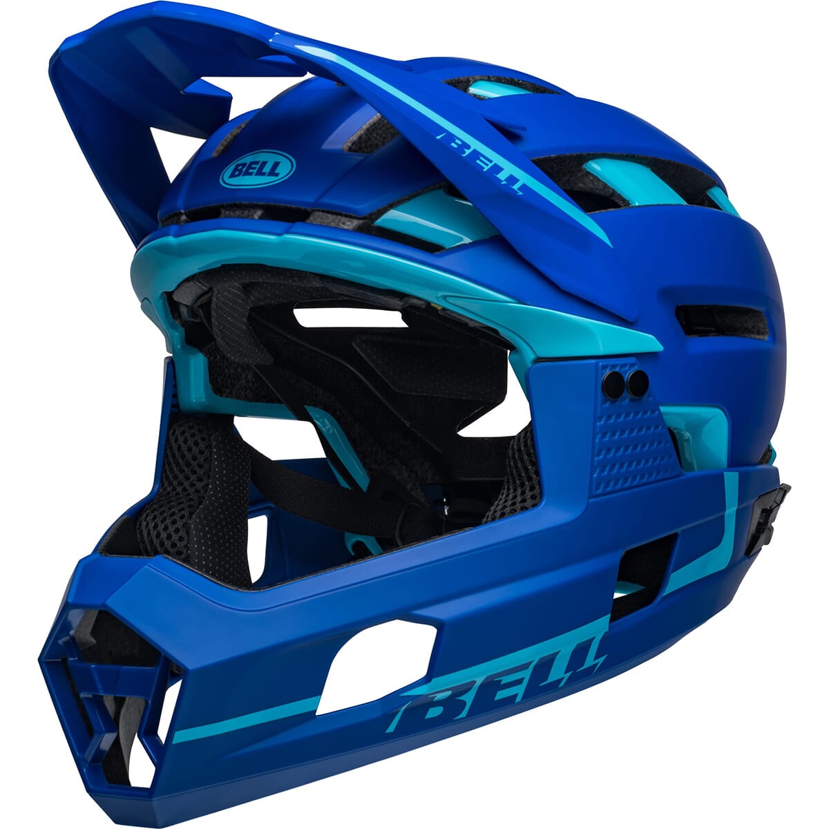 Casque vtt bleu sale