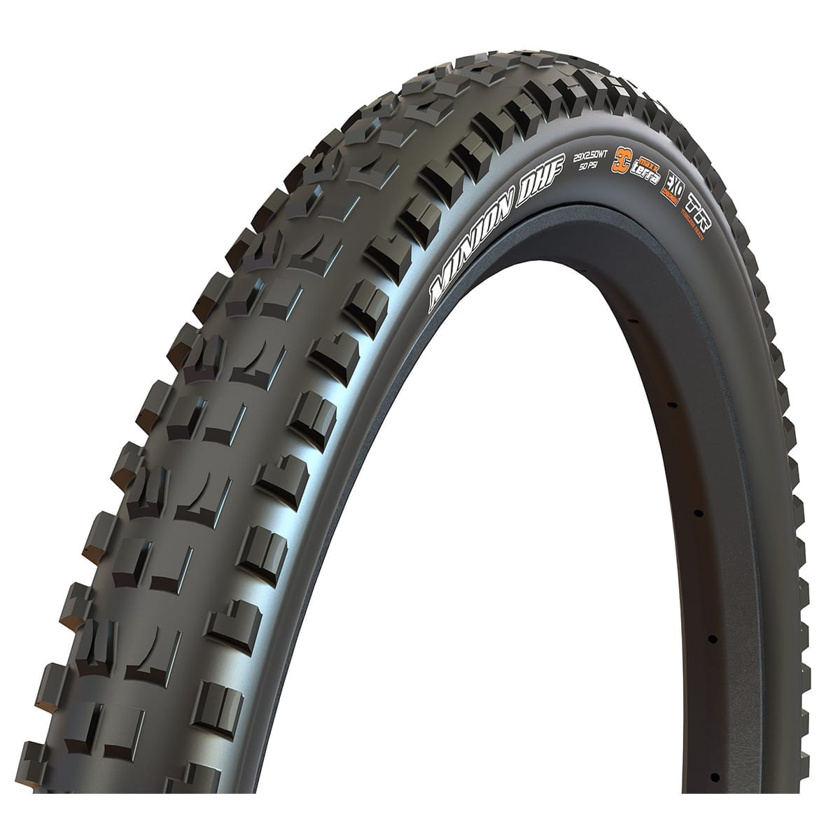 Pneu MAXXIS MINION DHF 29x2.50 WT DH E50 3C MaxxGrip Tubeless Ready Souple Noir