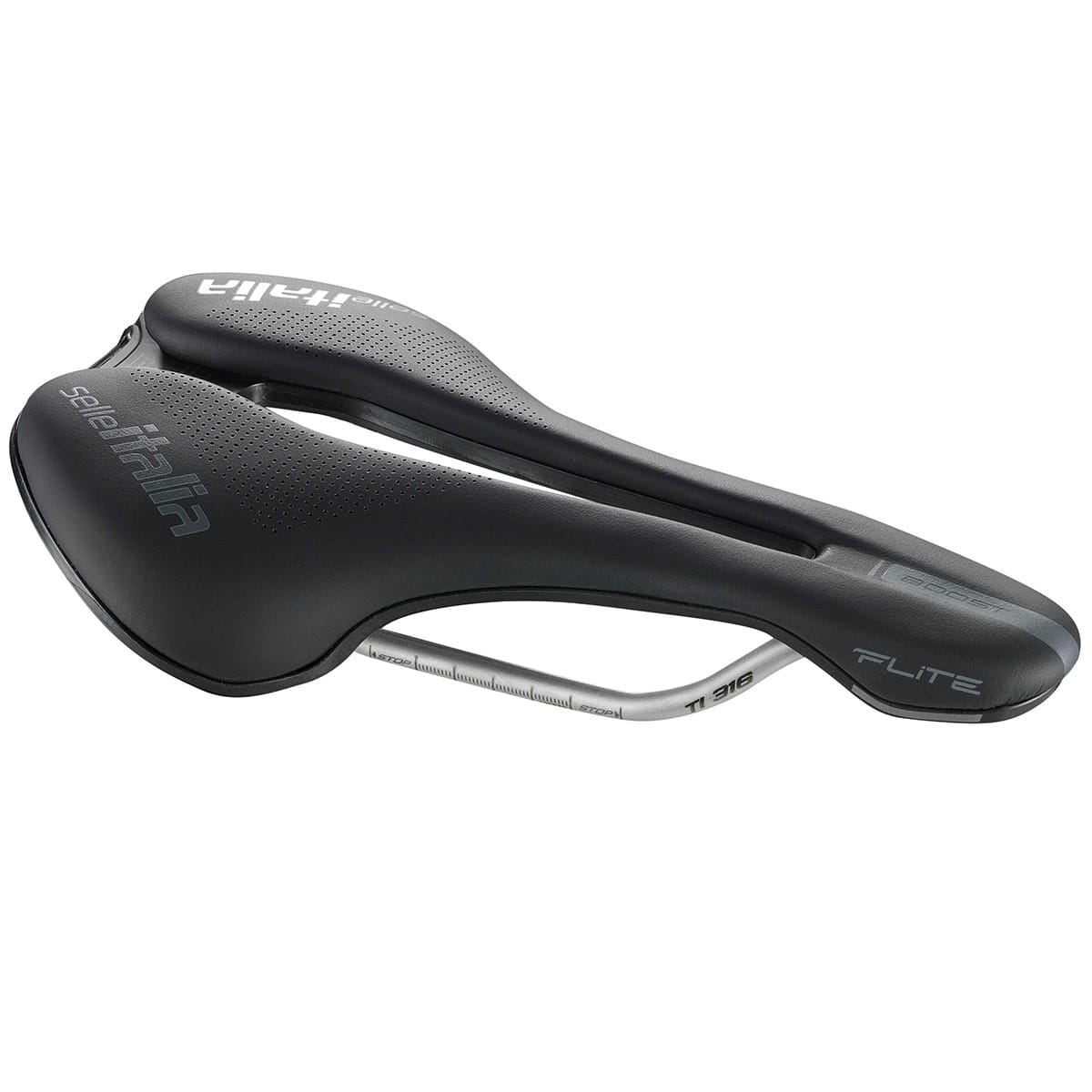 Selle SELLE ITALIA FLITE BOOST SUPERFLOW L Rails Manganèse Noir Selle SELLE ITALIA FLITE BOOST SUPERFLOW L Rails Manganèse Noir
