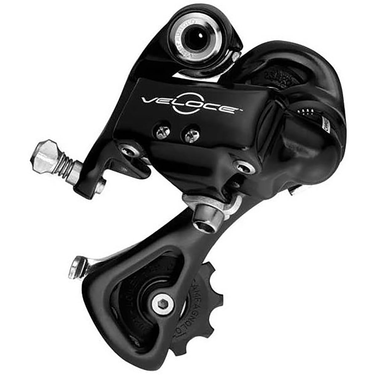 Dérailleur Arrière Campagnolo Veloce 10 Vitesses - Cage Moyenne, Noir | Pour Vélo De Route Dérailleur Arrière Campagnolo Veloce 10 Vitesses - Cage Moyenne, Noir | Pour Vélo De Route